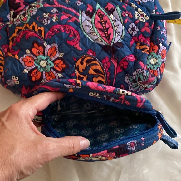 Vera Bradley dragon, fruit, floral, large & small lined, cosmetic bag for both - Picture 3 of 3